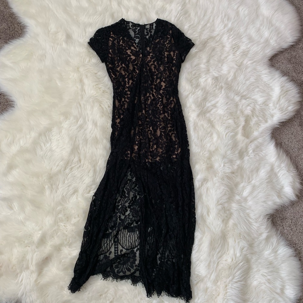 Lace maxi dress